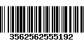 Código de Barras 3562562555192