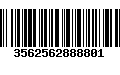 Código de Barras 3562562888801