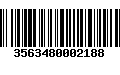 Código de Barras 3563480002188