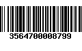 Código de Barras 3564700008799