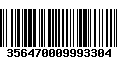 Código de Barras 356470009993304