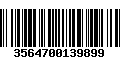 Código de Barras 3564700139899