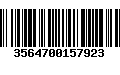 Código de Barras 3564700157923