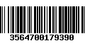 Código de Barras 3564700179390