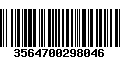 Código de Barras 3564700298046