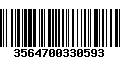 Código de Barras 3564700330593