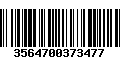 Código de Barras 3564700373477