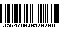 Código de Barras 356470039570708