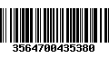 Código de Barras 3564700435380