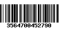 Código de Barras 3564700452790