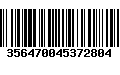 Código de Barras 356470045372804