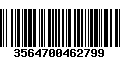 Código de Barras 3564700462799