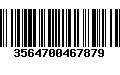 Código de Barras 3564700467879