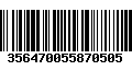 Código de Barras 356470055870505