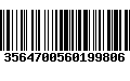 Código de Barras 3564700560199806