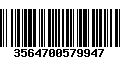 Código de Barras 3564700579947