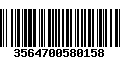 Código de Barras 3564700580158