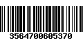 Código de Barras 3564700605370