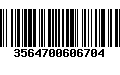 Código de Barras 3564700606704