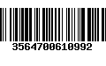 Código de Barras 3564700610992