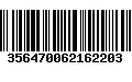 Código de Barras 356470062162203