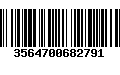 Código de Barras 3564700682791