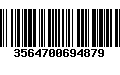 Código de Barras 3564700694879