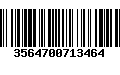 Código de Barras 3564700713464