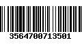 Código de Barras 3564700713501