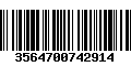 Código de Barras 3564700742914