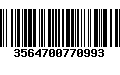 Código de Barras 3564700770993