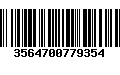 Código de Barras 3564700779354