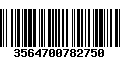 Código de Barras 3564700782750