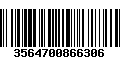 Código de Barras 3564700866306