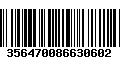 Código de Barras 356470086630602