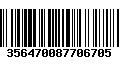 Código de Barras 356470087706705