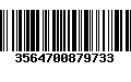 Código de Barras 3564700879733