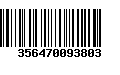 Código de Barras 356470093803