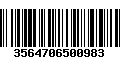 Código de Barras 3564706500983