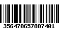 Código de Barras 356470657807401