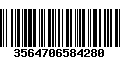 Código de Barras 3564706584280