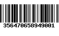 Código de Barras 356470658949001