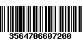 Código de Barras 3564706607200