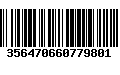 Código de Barras 356470660779801