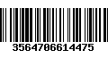 Código de Barras 3564706614475