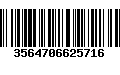 Código de Barras 3564706625716