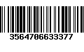 Código de Barras 3564706633377