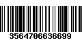 Código de Barras 3564706636699