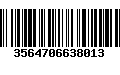 Código de Barras 3564706638013