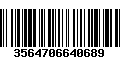 Código de Barras 3564706640689